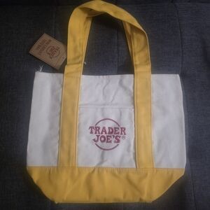 Trader Joe's Mini Canvas Tote Bag
